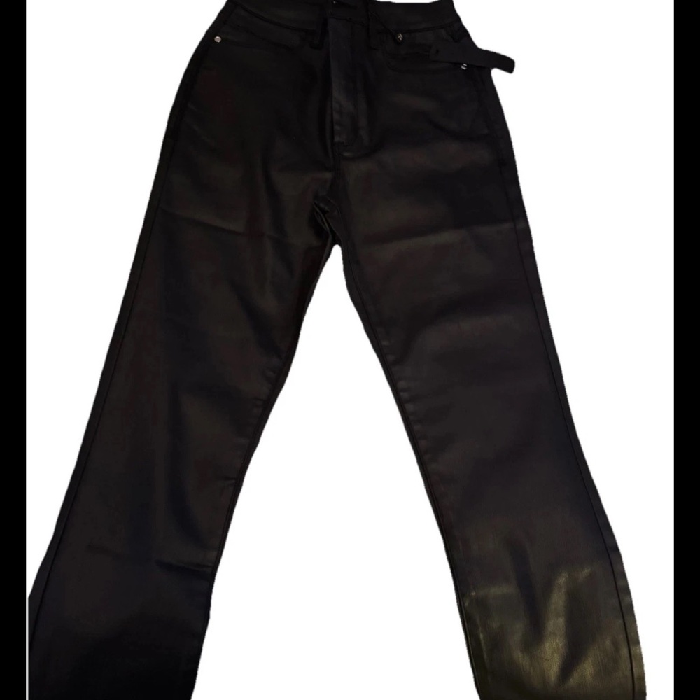Bebe leather black jeans NEW WITH TAGS !!